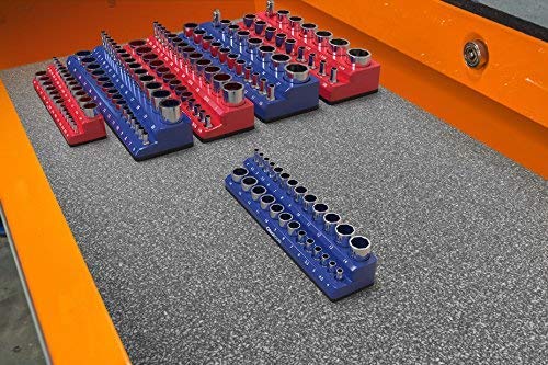 Olsa Tools Magnetic Socket Holder | 1/4-inch Drive | Metric | Blue | Holds 26 Sockets | Professional Quality Tools Organizer - Image 5